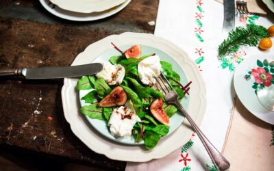 Winterse salade met verse vijgen (kerstmenu)