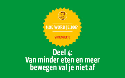 Van minder eten en meer bewegen val je niet af